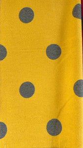 9006 - polka dot mustard