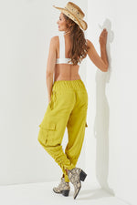 Load image into Gallery viewer, AR1129P - citron cargo pants
