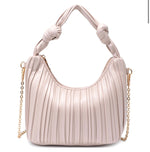 Load image into Gallery viewer, J-27746 pleated bag w/chain strap
