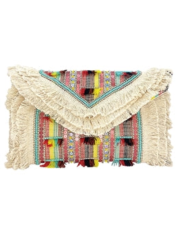 Multi jude embroidery beaded bag - SS698